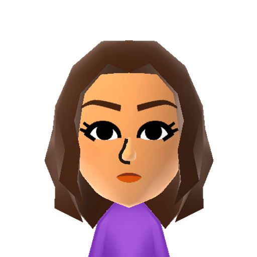 lilac Mii character preview