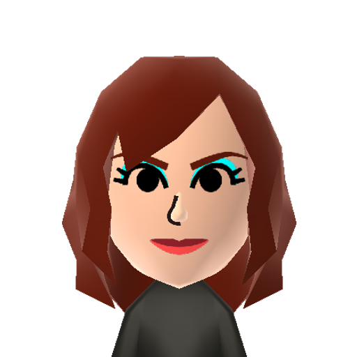 B. Widow Mii character: Superhero from Marvel comics and movies. AKA Natasha Romanoff. Member of the Avengers.