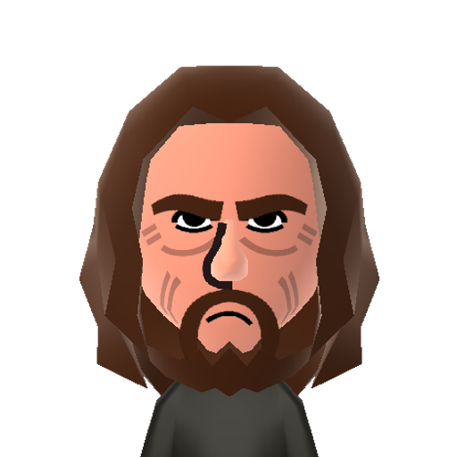 Barbossa Mii character preview