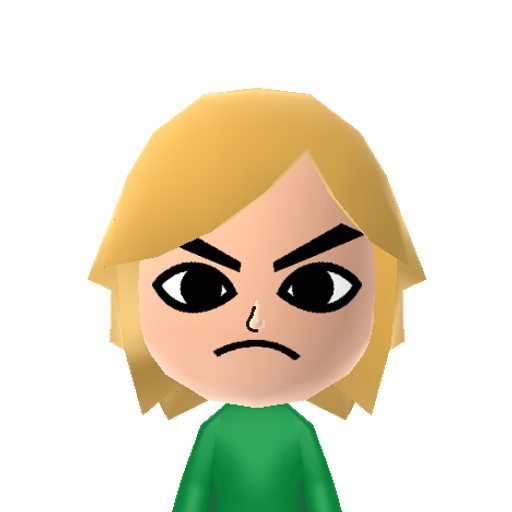 Toon Link Mii character preview