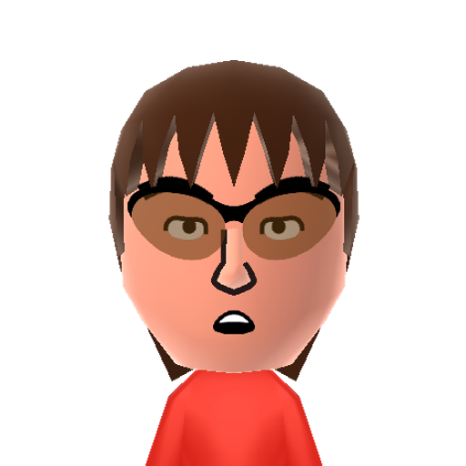 cxcc Mii character: a Happy Hammerin' Staff Mii