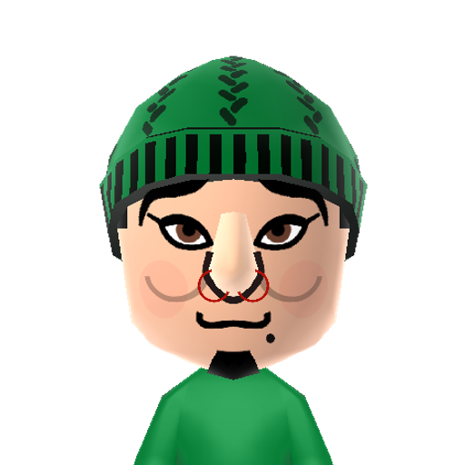 Tingle Mii character preview