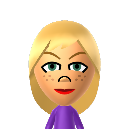 Isabella Mii character: A MIi from Wii Sports: Unlimited City, a mod for Wii Sports