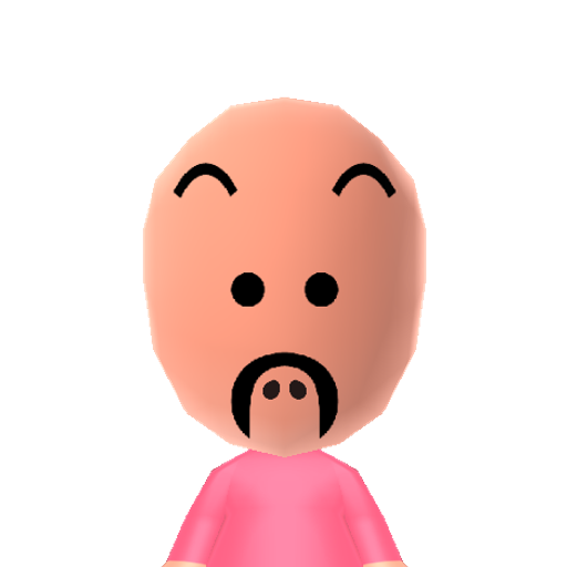 Pig Mii character preview
