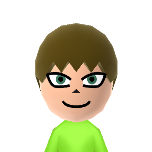 Vector Mii character: A member of Team Choas from "Sonic X".