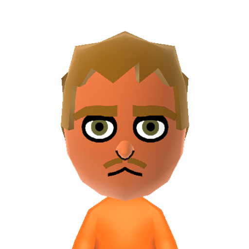 Manson Mii character: My cat