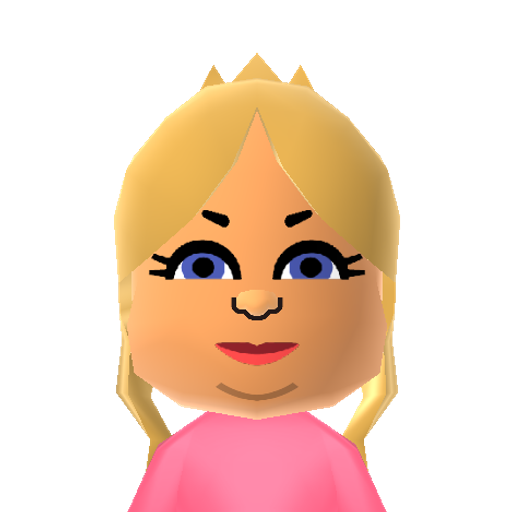 sugar Mii character: From "Total Drama: Pahkitew Island". She eats everything.