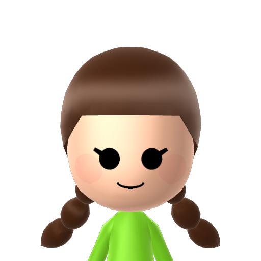 Toadette Mii character: These are extracted and derived from the Mii Central Miis from the 3DS Miitopia.