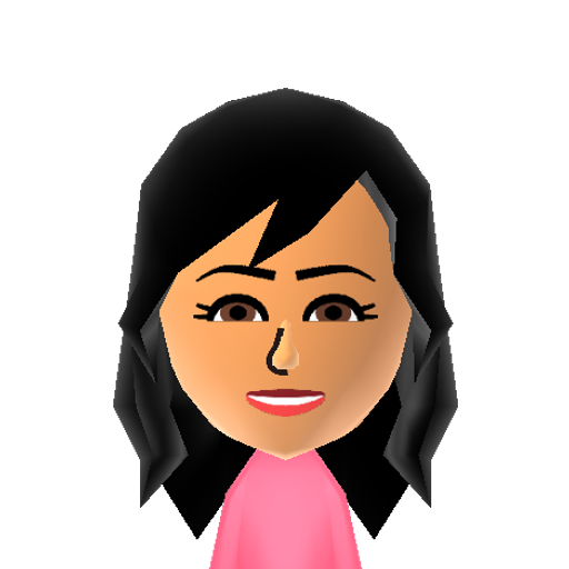 Becky G Mii character: Young rapper/singer who got her start on YouTube. She's the girlfriend of Austin Mahone.
