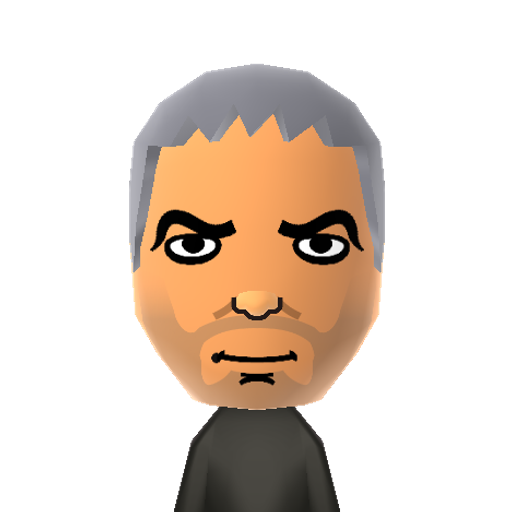 G. Clooney Mii character: Actor and film director.