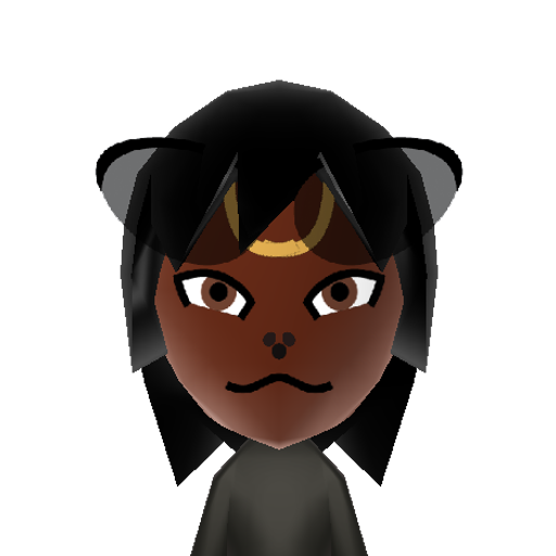 Umbreon Mii character preview