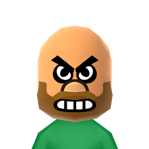 Crusher Mii character preview