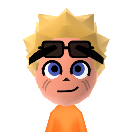 Naruto Mii character: These are extracted and derived from the Mii Central Miis from the 3DS Miitopia.