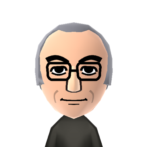 Ralph Baer Mii character preview