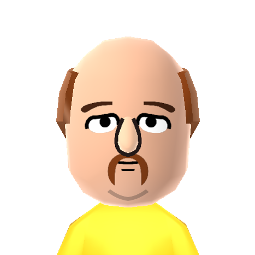 Kyle Gass Mii character: Rhythm guitarist and actor from the comedy rock band Tenacious D along with fellow actor and musician Jack Black.