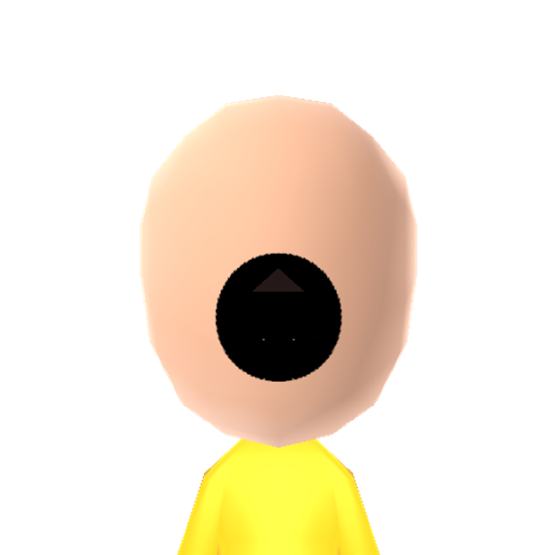 くろまる Mii character: Extracted from Super Mario Maker 2 servers. Appears to be face art of a large black circle/dot. Maker Name: ♪タミ♪ -- Maker ID: TXW-CMQ-QNF -- Country: Japan