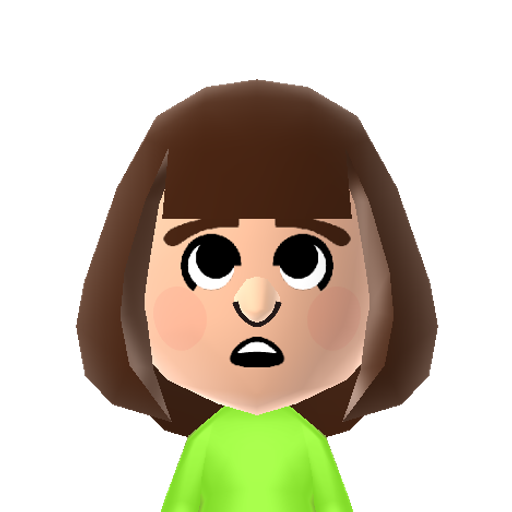NINTENDO Mii character: a Default WaraWara Plaza Mii