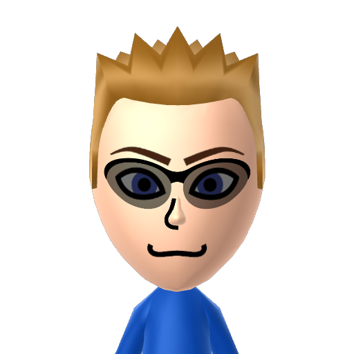 Robert Mii character: NNID: robster939