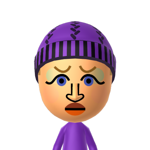 두둑둔둘둠둡둣둥둬뒀 Mii character: This is a Mii for testing Mii nicknames.