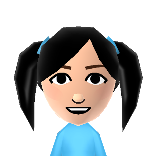 Mayu Mii character: From Team B of Japanese idol girl group AKB48, based on her Mii likeness captured in the Nintendo game AKB48+Me as well as a recent trailer for Super Smash Bros. for Nintendo 3DS.