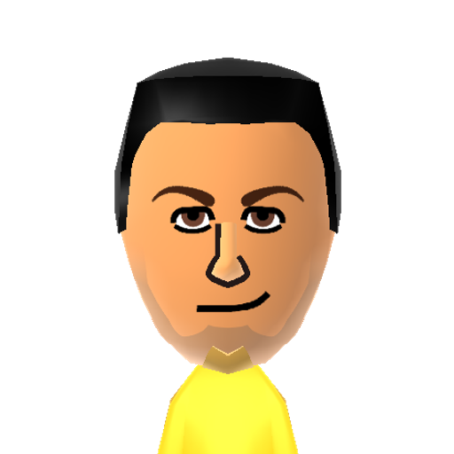 Djokovic Mii character: Multiple Grand Slam winning tennis player from Serbia.