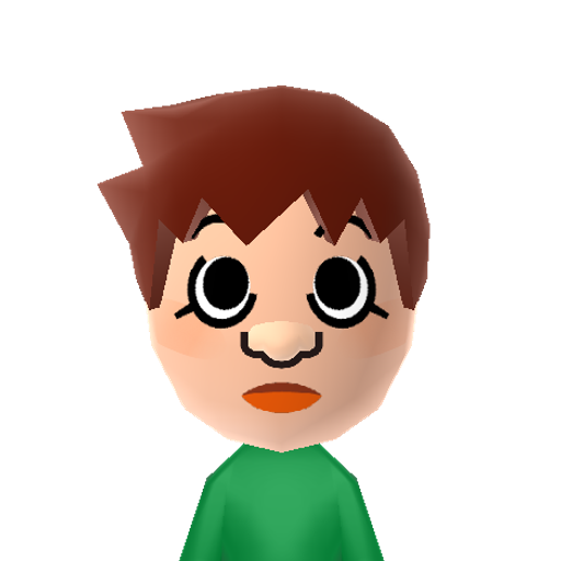 no name Mii character: A Mii from Dillon's Dead-Heat Breakers