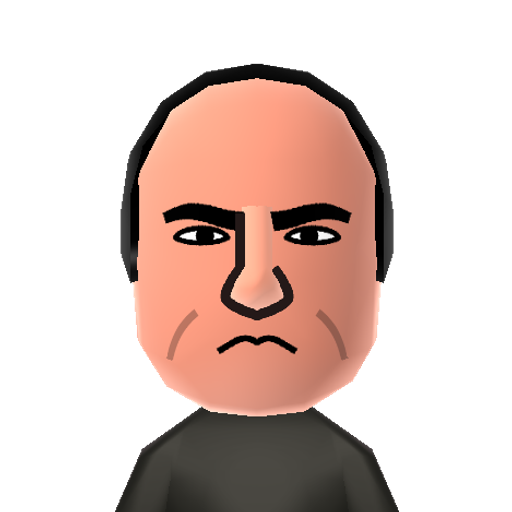 TonySoprno Mii character: Mafia kingpin from HBO's series "The Sopranos". Played by James Gandolfini.
