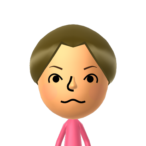 ? Mii character: A Mii uploaded to Check Mii Out Channel (WiiLInk)