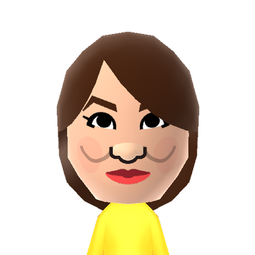 KrisAquino Mii character: Actress who was often paired with Rene Requistias for a sidekick in comedy movies. TV Show host and daughter of Ninoy and Cory Aquino ex-president of the Philippines.