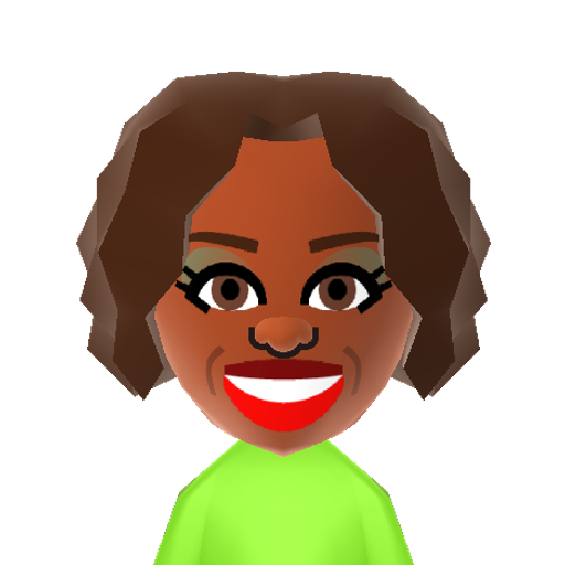 Glozell Mii character: Famous youtuber with a channel of the same name as this mii