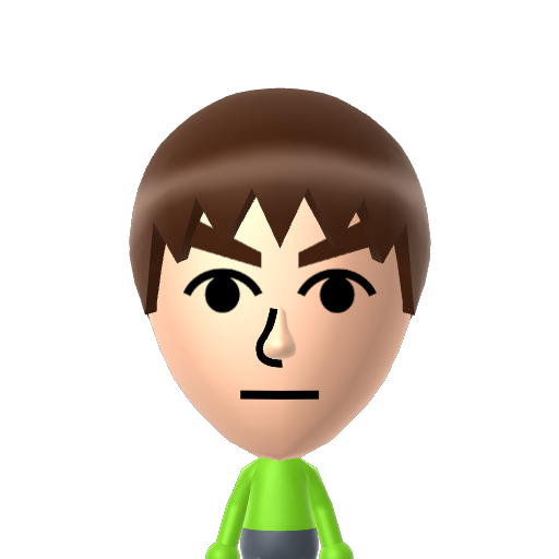 ? Mii character: A Mii uploaded to Check Mii Out Channel (WiiLInk)