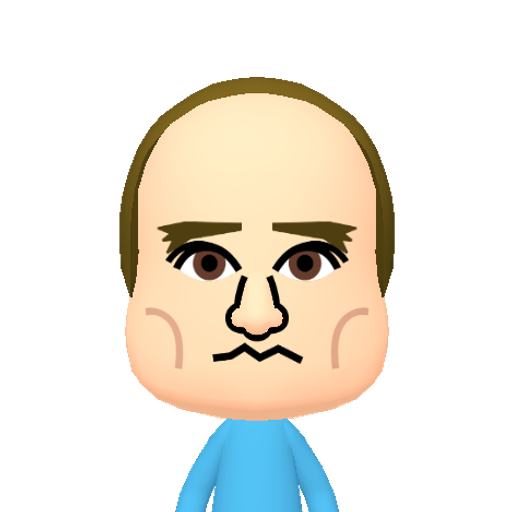 no name Mii character: This Mii is from the Switch SDK as a SampleDB Mii.