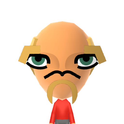 Truth Mii character: The High Prophet of Truth from the "Halo" series of Xbox and PC games.