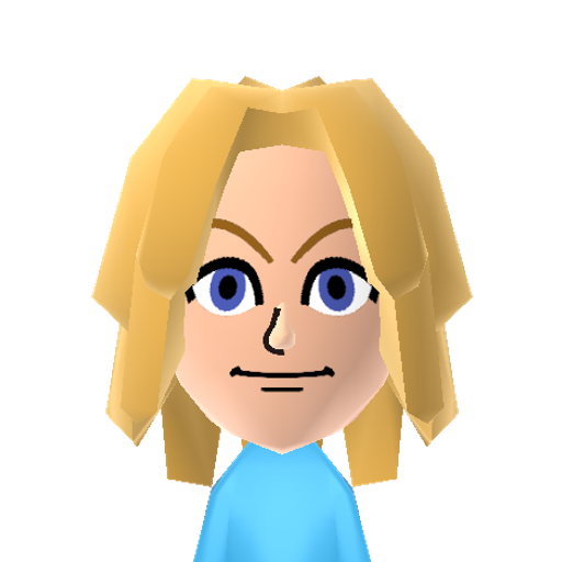 Zidane Mii character: The monkey-tailed hero from "Final Fantasy IX".