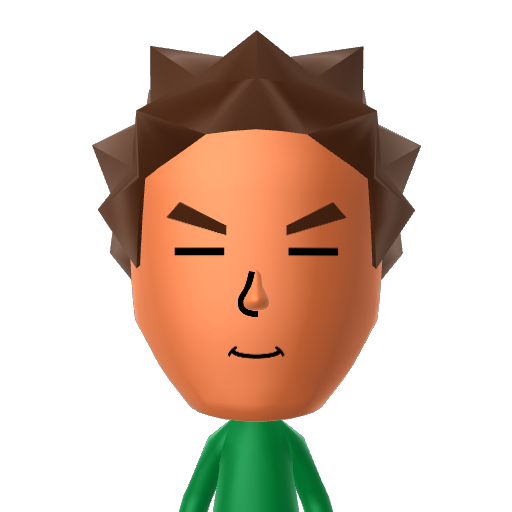 ? Mii character: A Mii uploaded to Check Mii Out Channel (WiiLInk)