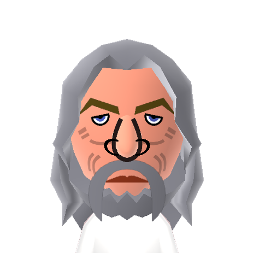 Gandalf Mii character preview