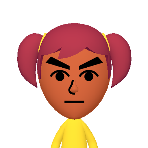 no name Mii character: This Mii is from the Switch SDK as a SampleDB Mii.