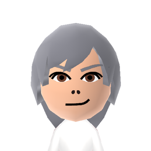 Soma Cruz Mii character: From the "Castlevania" game series.