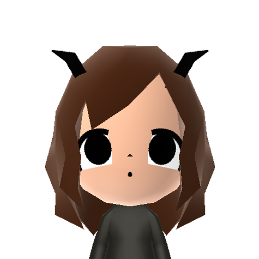 こあくま Mii character: These are extracted and derived from the Mii Central Miis from the 3DS Miitopia.