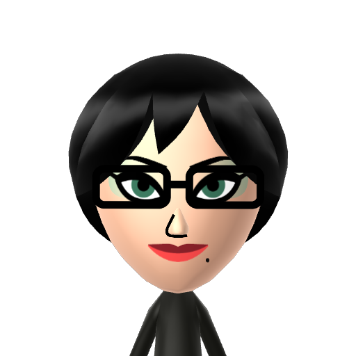 Bayonetta Mii character: These are extracted and derived from the Mii Central Miis from the 3DS Miitopia.