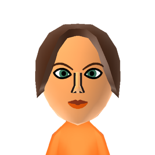 Chell Mii character preview