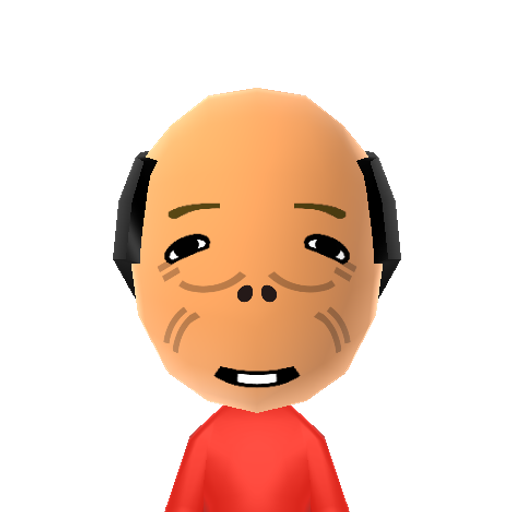 さかた　としお Mii character: A Mii from Yoshimoto Comedians
