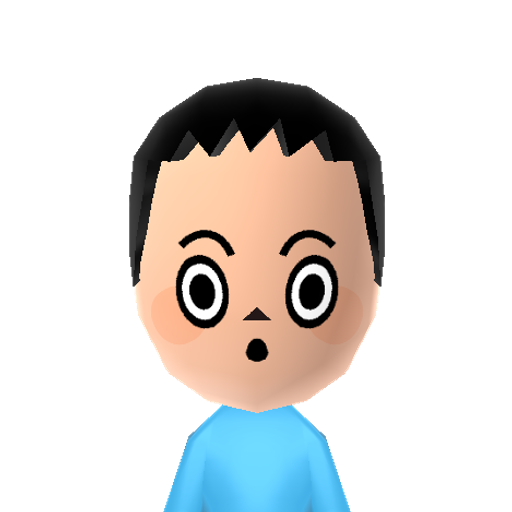 しょうゆ Mii character: A Mii from Dillon's Dead-Heat Breakers