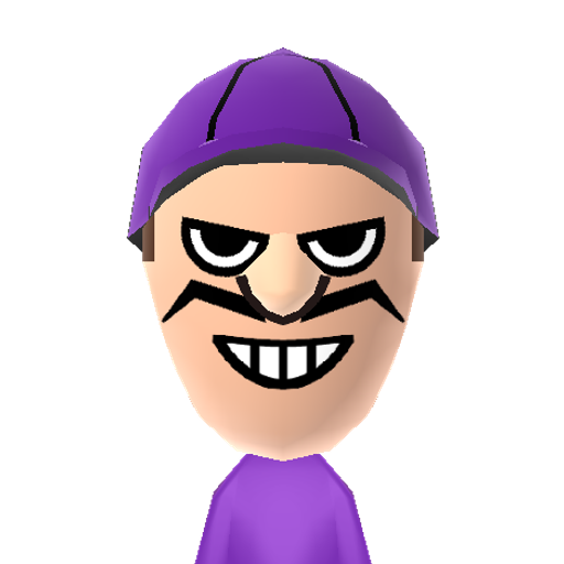 Waluigi Mii character: Luigi's opposite and enemy
