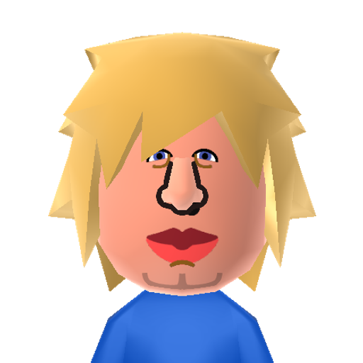 Boris J. Mii character: Conservative Party politician. Current Mayor of London.
