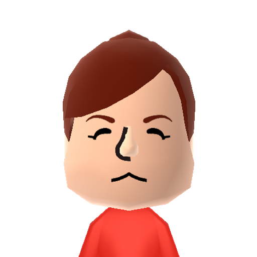 Siriusly Mii character: NNID: SiriSirius