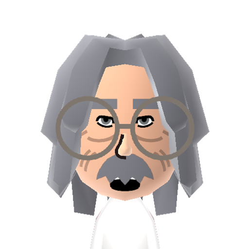 Einstein Mii character: The famous scientist.
