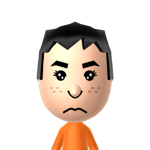 あさば Mii character: a Mii from And-Kensaku