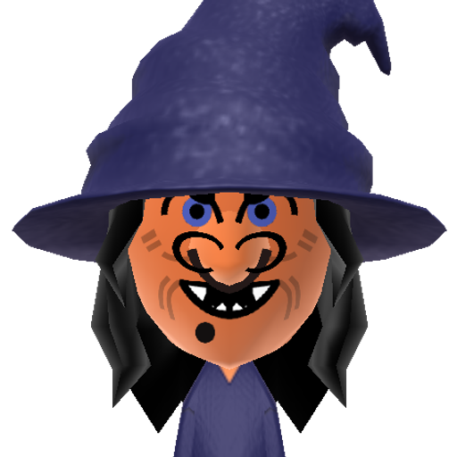 Witch Mii character preview