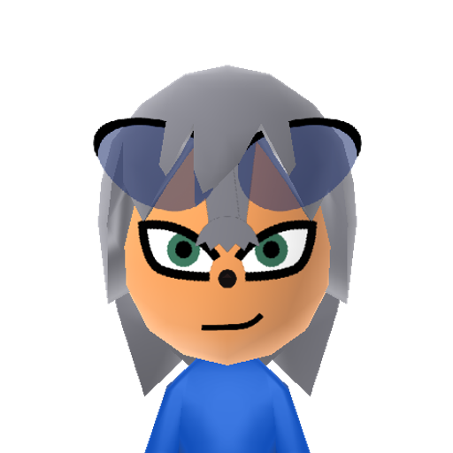 Sonic Mii character: A Mii from Jackson's WSR Mod, a mod for Wii Sports Resort.